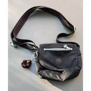 Kipling Sabian Mini Crossbody Bag Small Purse Magnetic Snap Zip Flap with Monkey